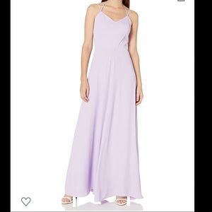 NWOT AMANDA UPRICHARD Lavender Mallorie Maxi Dress